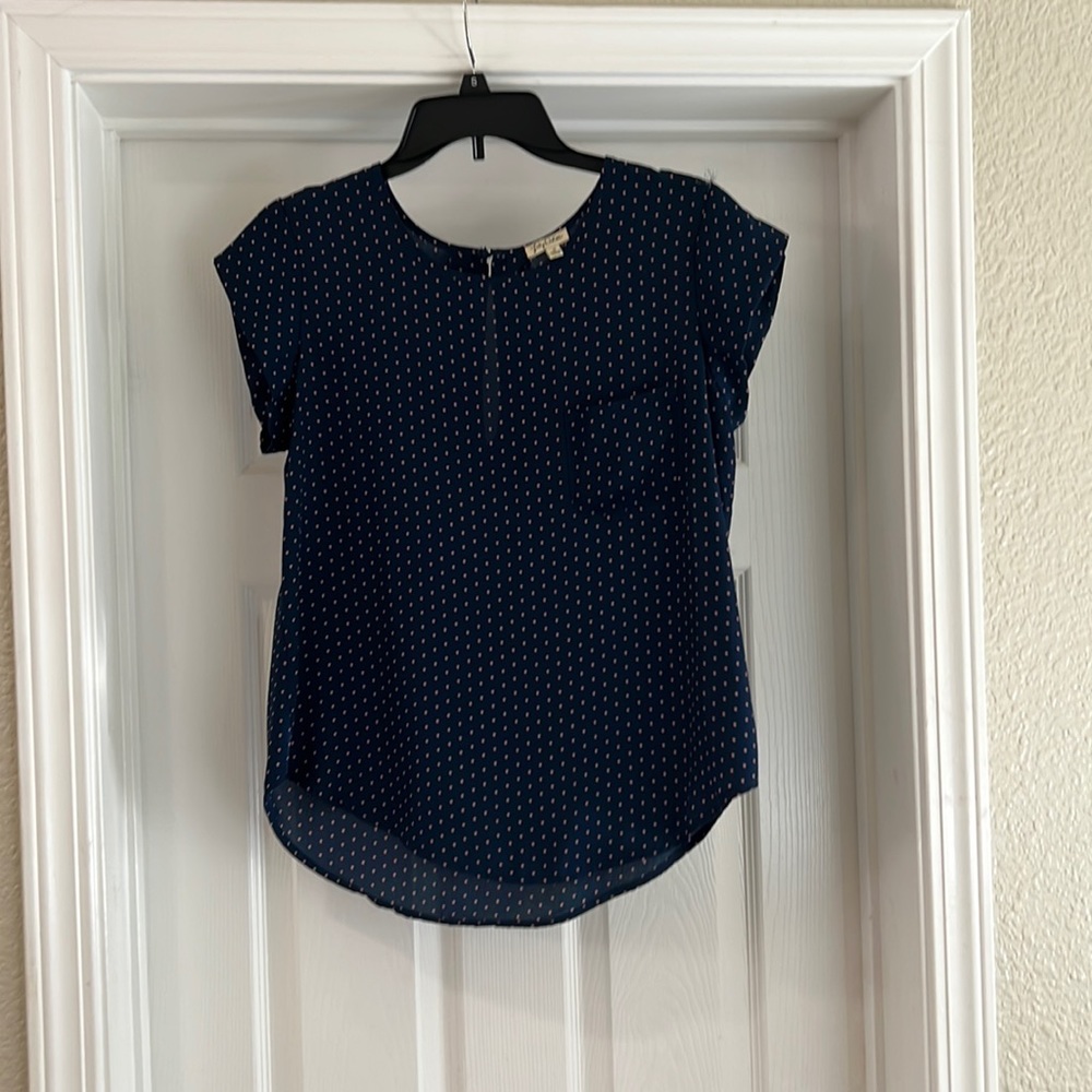 Lily White polka dot blouse